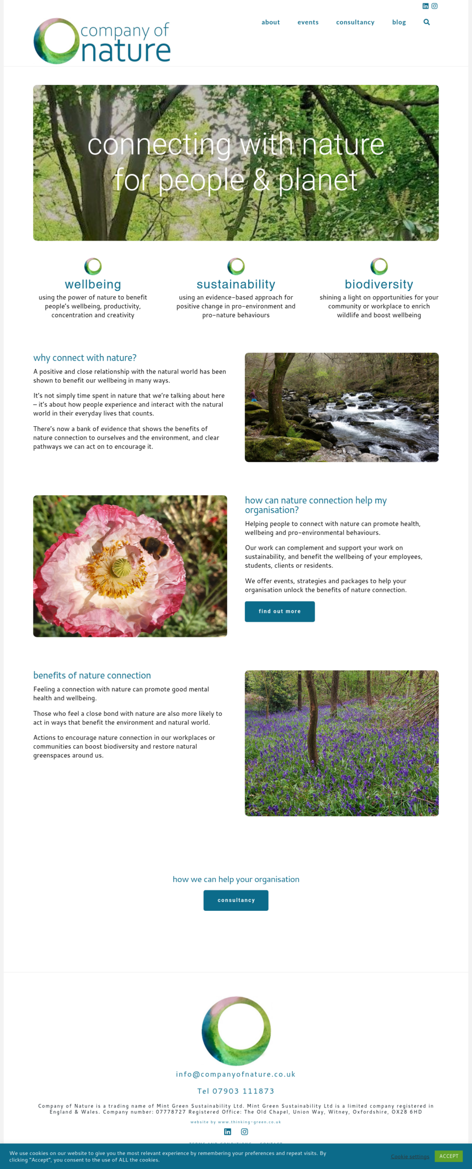 Company of Nature Website