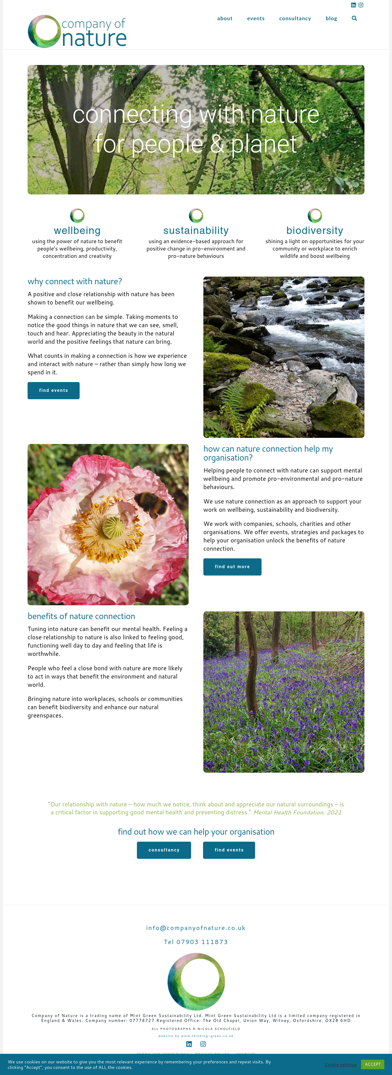 Company of Nature Website